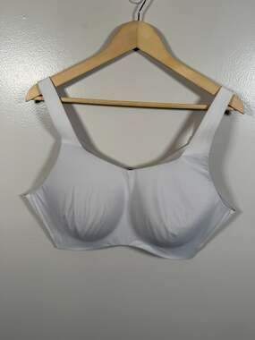 Knix Catalyst Sports Bra Size 8+ White High Impact Wireless Athletic Gym Run